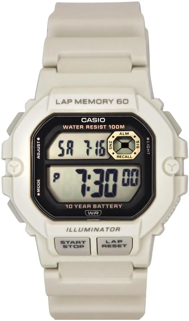 Main image of Casio Standard Digital Resin Strap Quartz WS-1400H-8AV 100M Men's Watch