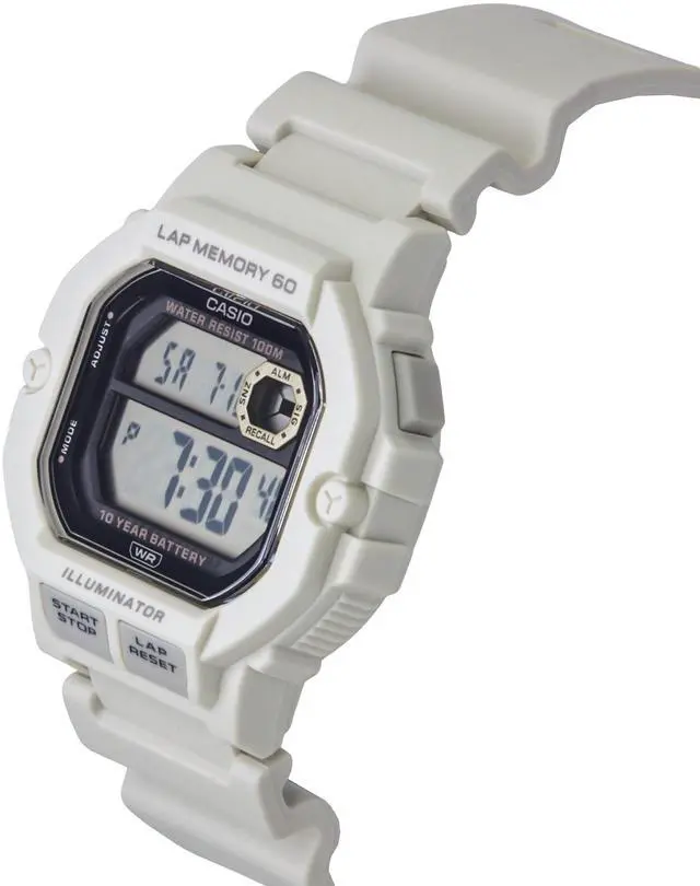 Alt view image 3 of 4 - Casio Standard Digital Resin Strap Quartz WS-1400H-8AV 100M Men's Watch