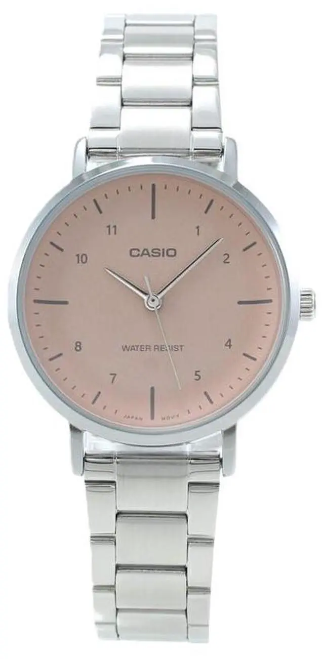 Alt view image 3 of 4 - Casio Standard Salmon Dial Quartz Casual Women's Watch LTP-VT03D-4B