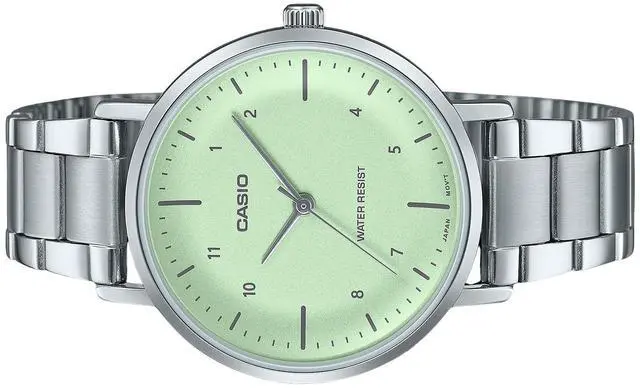 Alt view image 3 of 3 - Casio Standard Mint Green Dial Quartz Casual Women's Watch LTP-VT03D-3B