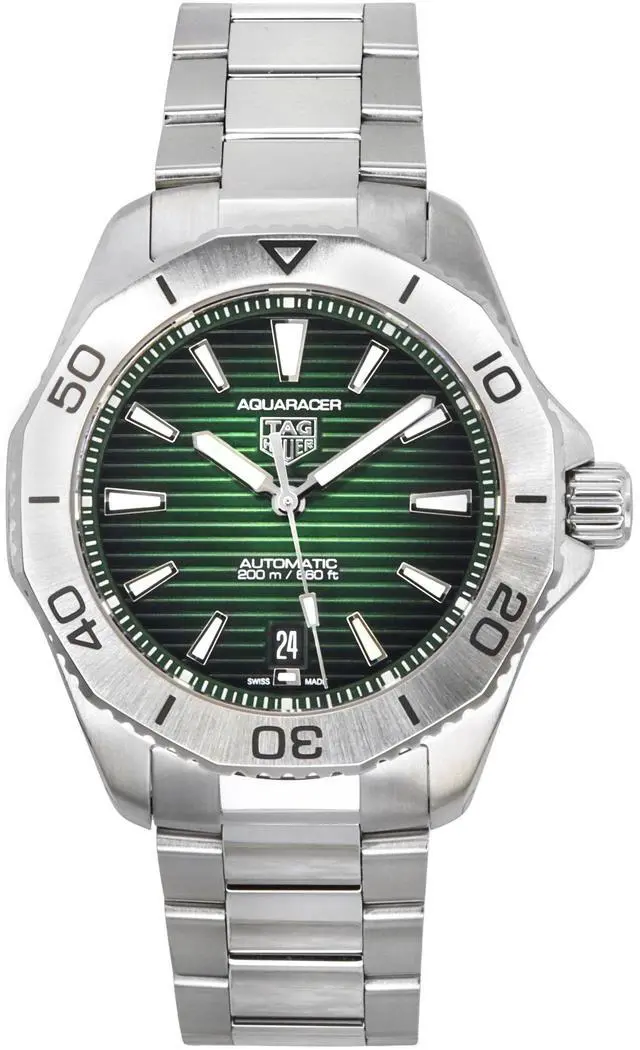 Main image of Tag Heuer Aquaracer Green Dial Automatic Diver's 200M Men's Watch WBP2115.BA0627