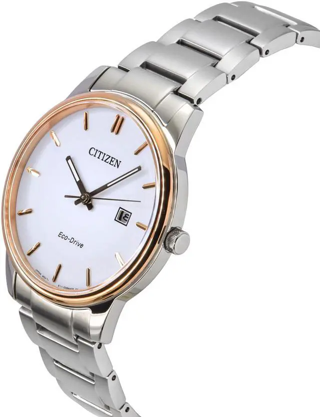 Alt view image 2 of 3 - Citizen Eco-Drive Stainless Steel White Dial BM6979-74A Men's Watch