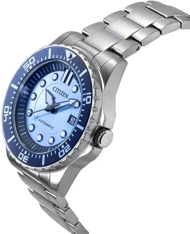 Alt view image 3 of 4 - Citizen Limited Edition Blue Dial Automatic Casual 100M Men's Watch NJ0178-81M