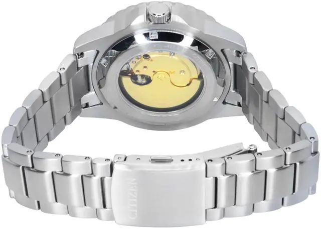 Alt view image 4 of 4 - Citizen Limited Edition Blue Dial Automatic Casual 100M Men's Watch NJ0178-81M