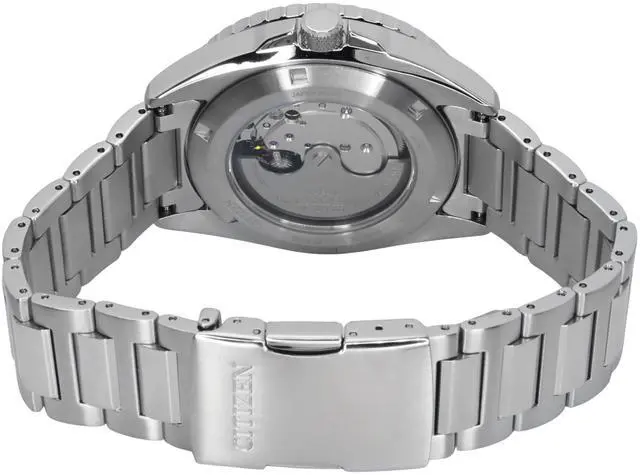 Alt view image 4 of 4 - Citizen Sport Stainless Steel Black Dial Automatic NH7531-50E 100M Men's Watch
