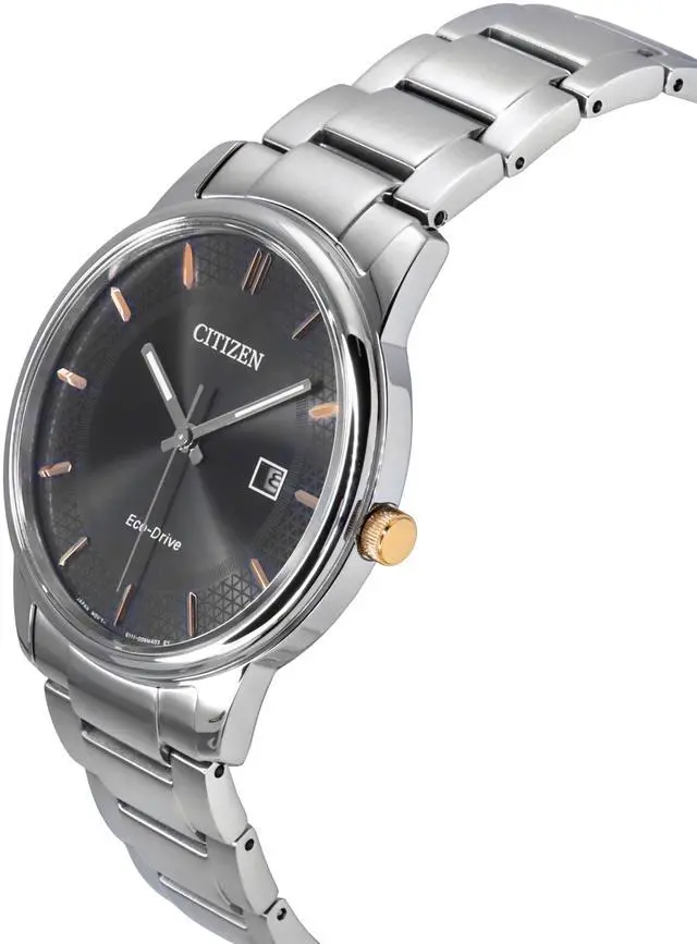 Alt view image 2 of 3 - Citizen Eco-Drive Stainless Steel Black Dial BM6977-70E Men's Watch