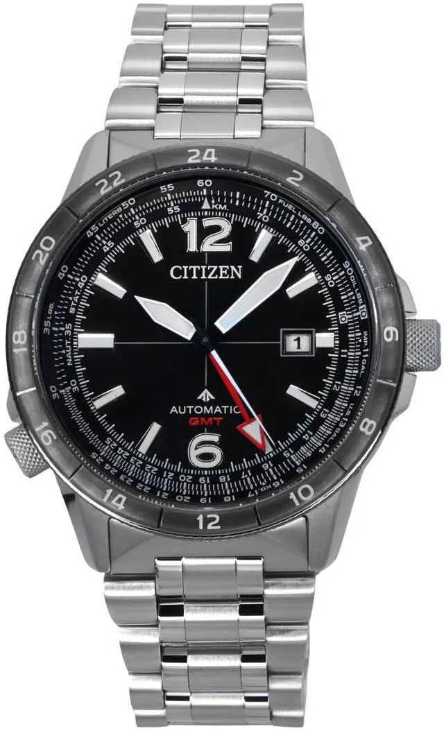 Main image of Citizen Promaster Air Black Dial Sports Automatic Men's Pilot Watch NB6046-59E