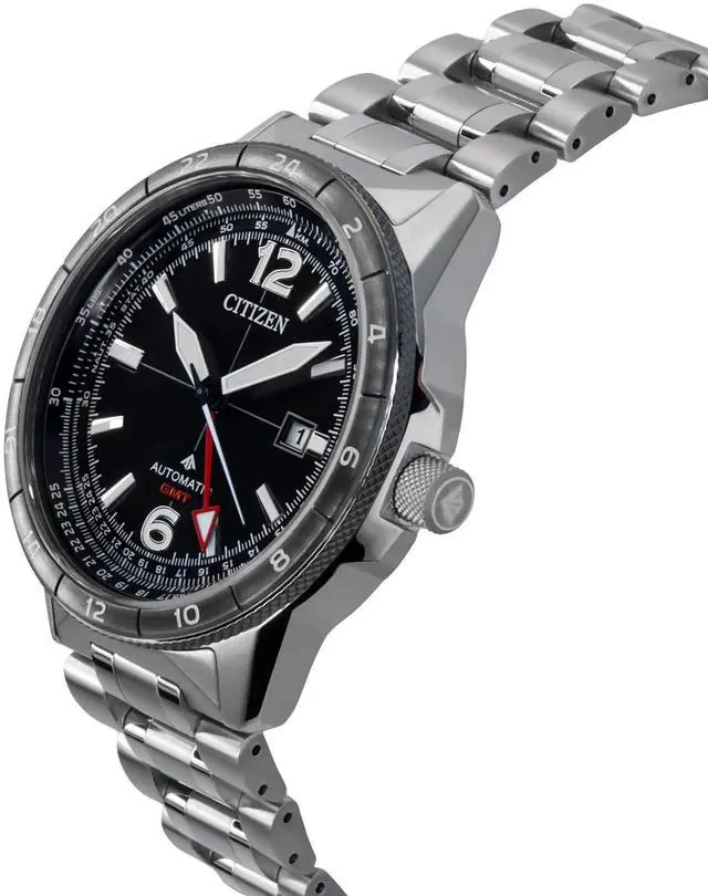 Alt view image 3 of 4 - Citizen Promaster Air Black Dial Sports Automatic Men's Pilot Watch NB6046-59E