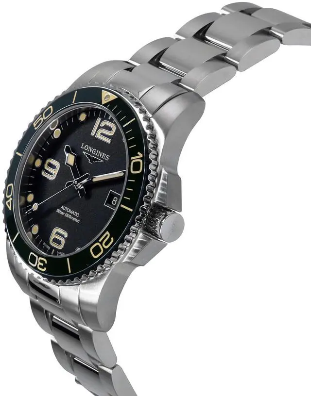 Alt view image 3 of 4 - Longines Black Dial Automatic Diver's 300M Men's Watch L3.781.4.05.6