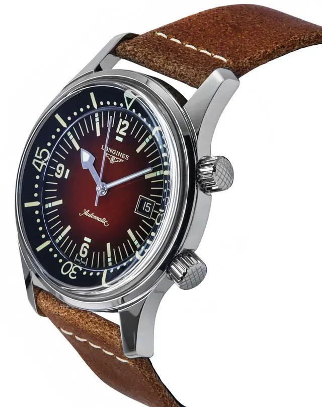 Alt view image 3 of 4 - Longines Legend Diver Brown Dial Automatic 300M Men's Watch L3.774.4.60.2