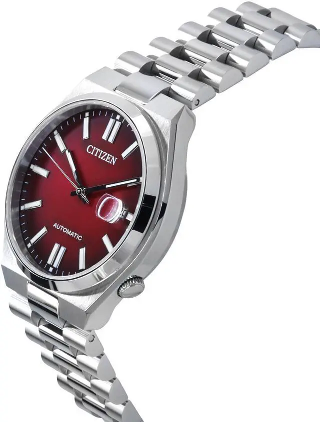 Alt view image 3 of 4 - Citizen Tsuyosa Stainless Steel Burgundy Dial Automatic NJ0150-56W Men's Watch
