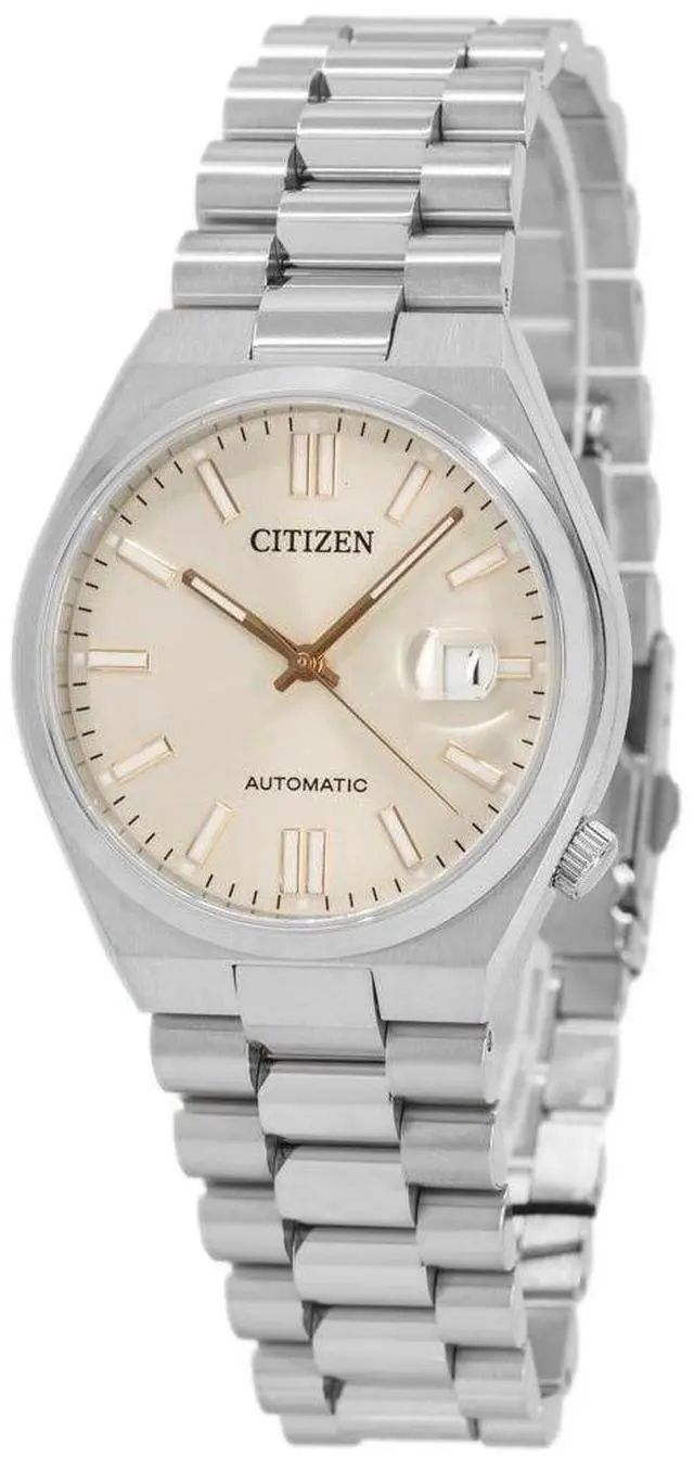Alt view image 2 of 5 - Citizen Tsuyosa Stainless Steel Beige Dial Automatic NJ0151-88W Men's Watch