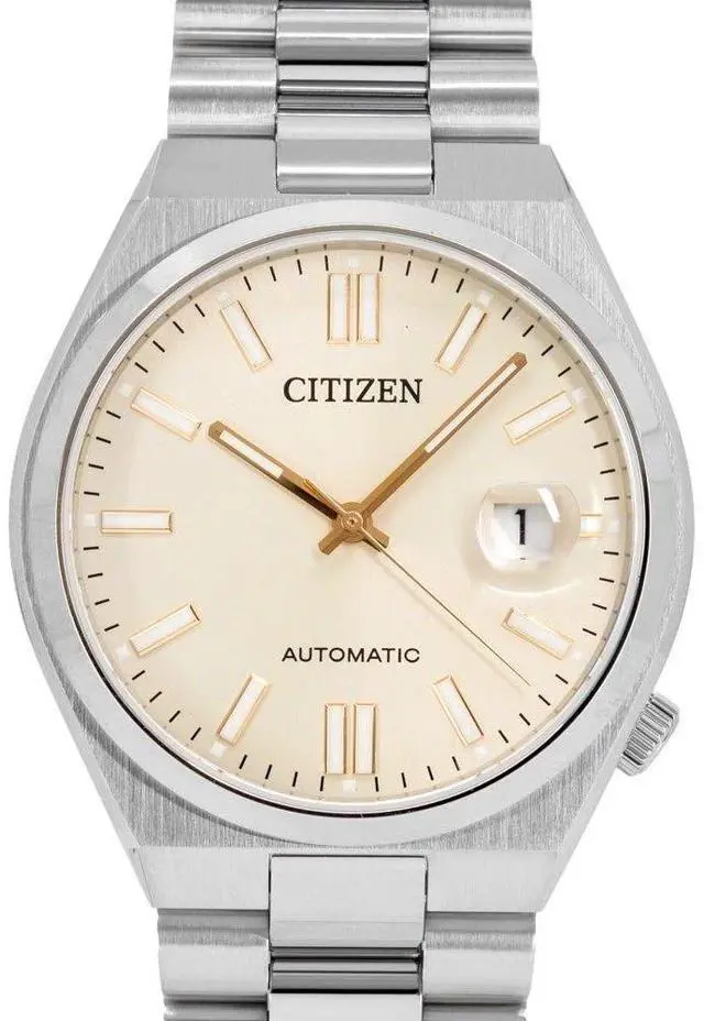 Alt view image 3 of 5 - Citizen Tsuyosa Stainless Steel Beige Dial Automatic NJ0151-88W Men's Watch