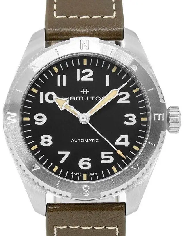 Alt view image 3 of 5 - Hamilton Khaki Field Black Dial Sports Automatic 100M Men's Watch H70315830