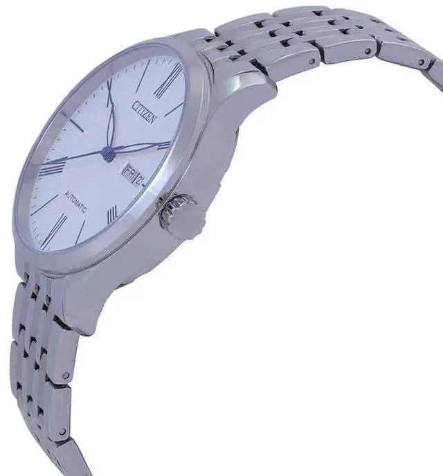 Alt view image 2 of 3 - Citizen Stainless Steel White Dial Automatic NH8350-59B Men's Watch