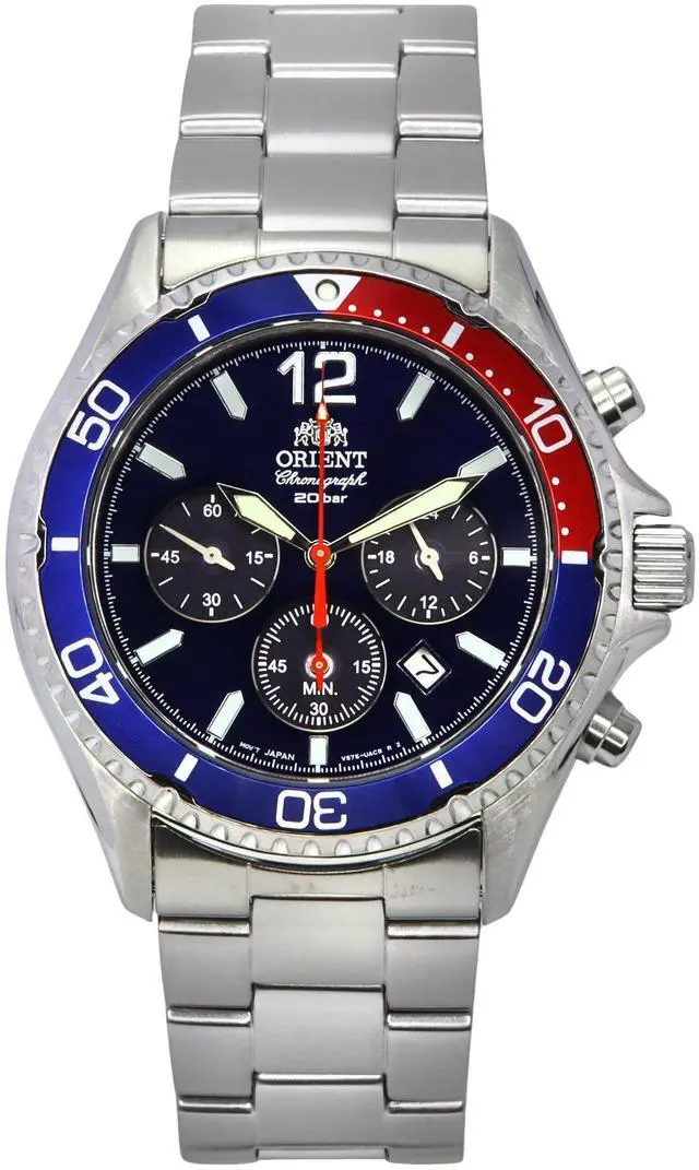 Main image of Orient Black Dial Solar Diver's 200M Men's Watch RA-TX0201L10B