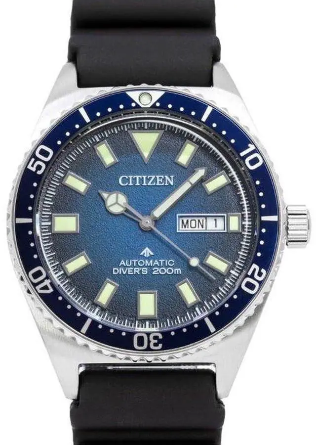 Alt view image 3 of 5 - Citizen Promaster Blue Dial Automatic Diver's 200M Men's Watch NY0129-07L