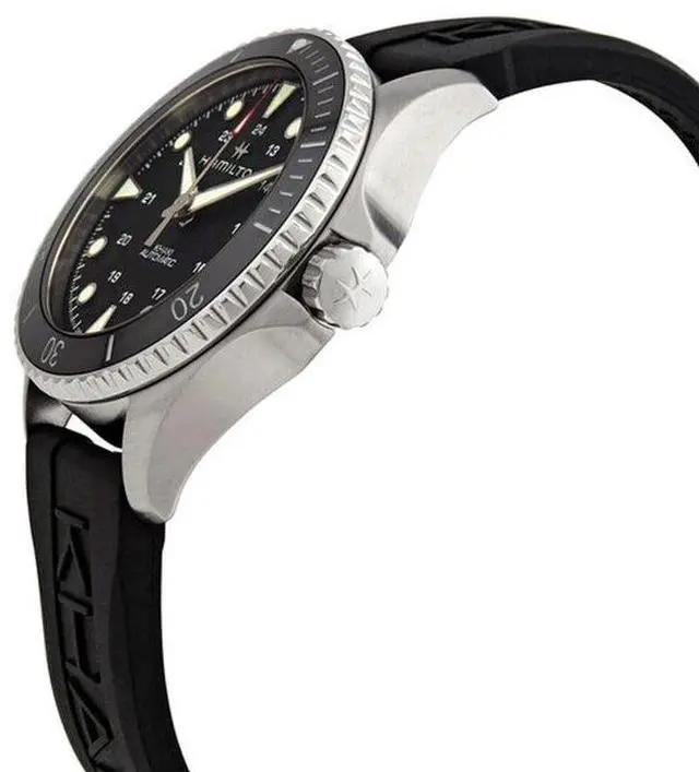 Alt view image 2 of 3 - Hamilton Khaki Black Dial Automatic Diver's 300M Men's Watch H82515330
