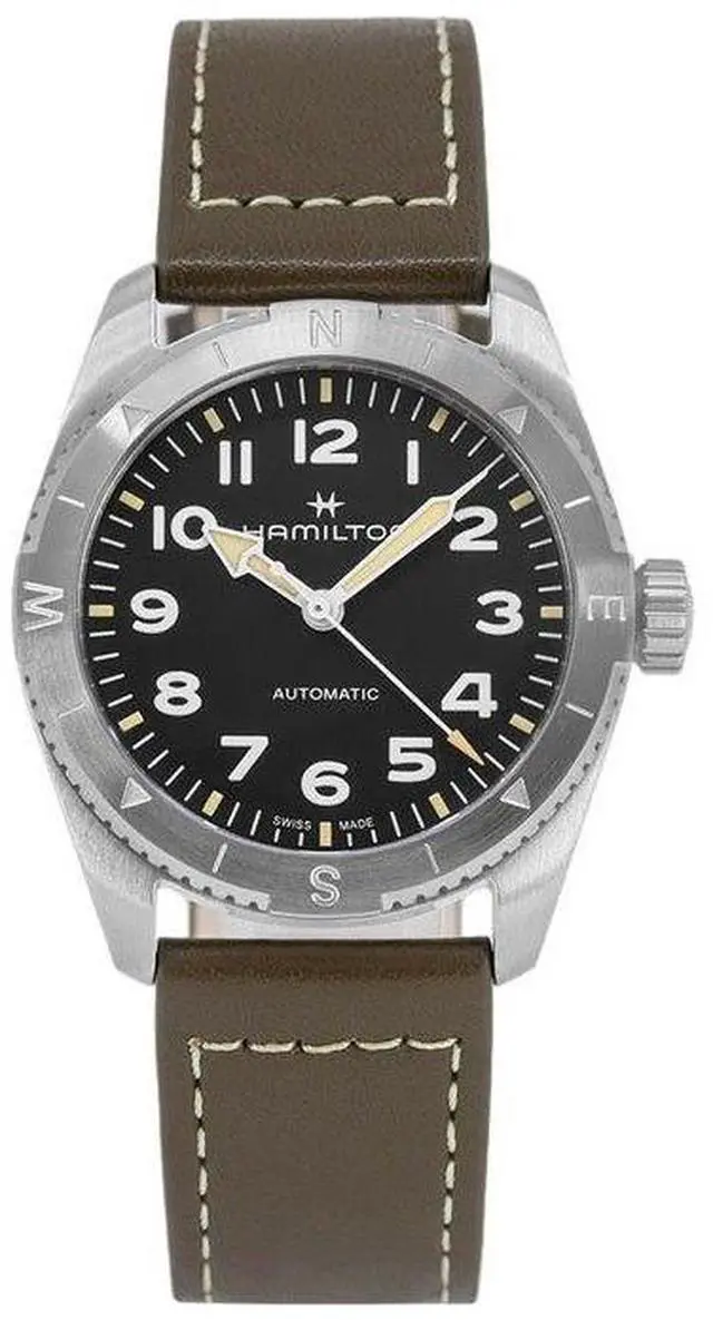 Alt view image 3 of 5 - Hamilton Khaki Black Dial Automatic Casual 100M Men's Watch H70225830