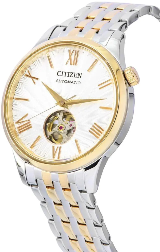 Alt view image 2 of 3 - Citizen White Dial Automatic Dress Men's Watch NH9136-88A