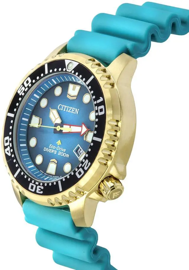 Alt view image 3 of 4 - Citizen Promaster Turquoise Dial Eco-Drive 200m Men's Watch BN0162-02X