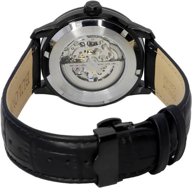 Alt view image 4 of 4 - Bulova Classic Sutton Black Skeleton Dial Automatic 98A283 Men's Watch