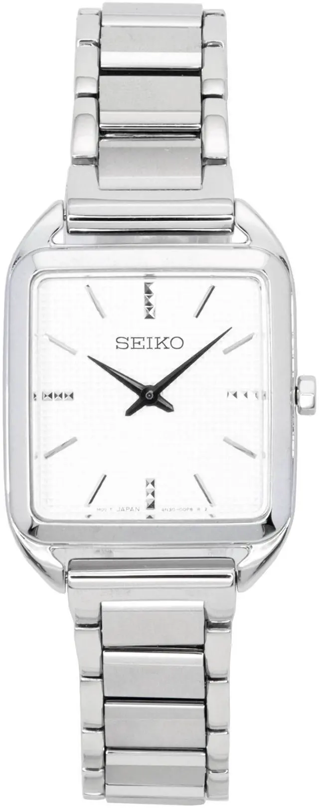 Main image of Seiko Stainless Steel White Dial Quartz SWR073 SWR073P1 SWR073P Women's Watch