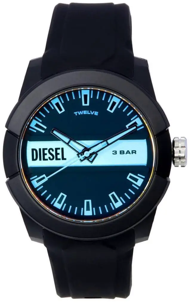 Main image of Diesel Double Up Silicone Strap MultiColour Dial Quartz DZ1982 Men's Watch
