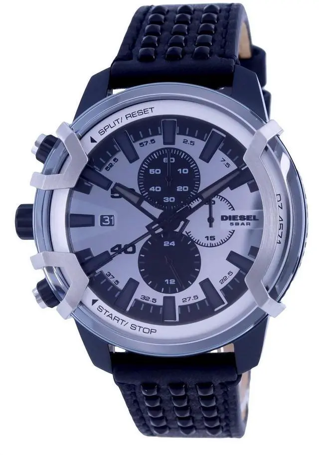 Main image of Diesel Griffed Chronograph Leather Quartz DZ4571 Men's Watch