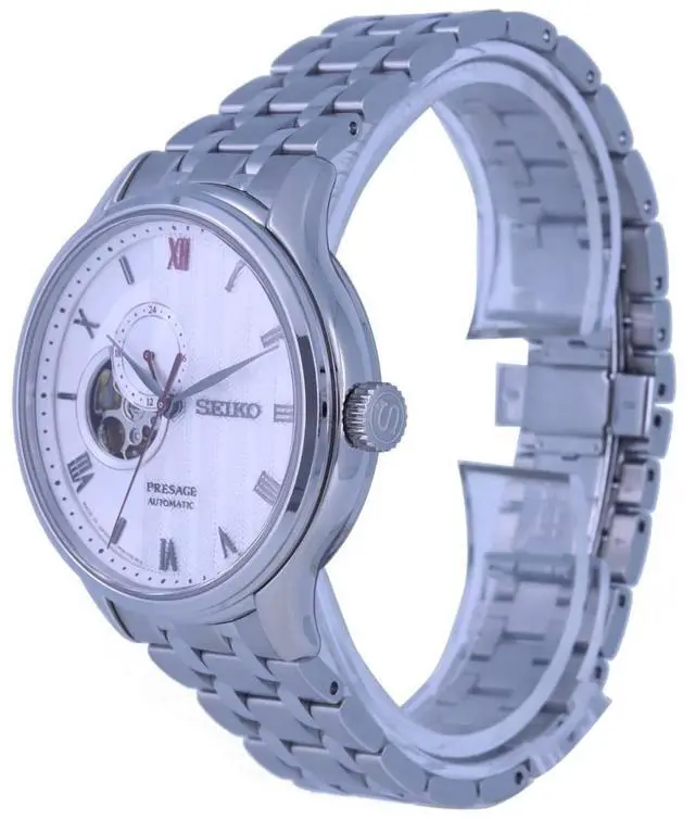 Alt view image 2 of 3 - Seiko Presage Zen Garden Open Heart White Dial Automatic SSA443J1 Men's Watch