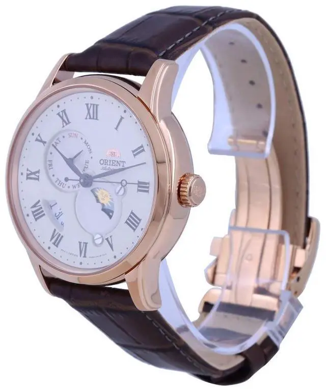 Alt view image 2 of 3 - Orient Classic Sun & Moon Champagne Dial Automatic RA-AK0007S10B Men's Watch