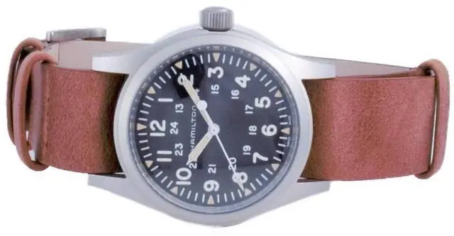 Alt view image 5 of 5 - Hamilton Khaki Field Black Dial Mechanical H69439531 Men's Watch