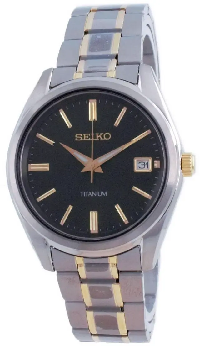 Alt view image 5 of 7 - Seiko Discover More Titanium Quartz SUR377 SUR377P1 SUR377P 100M Men's Watch