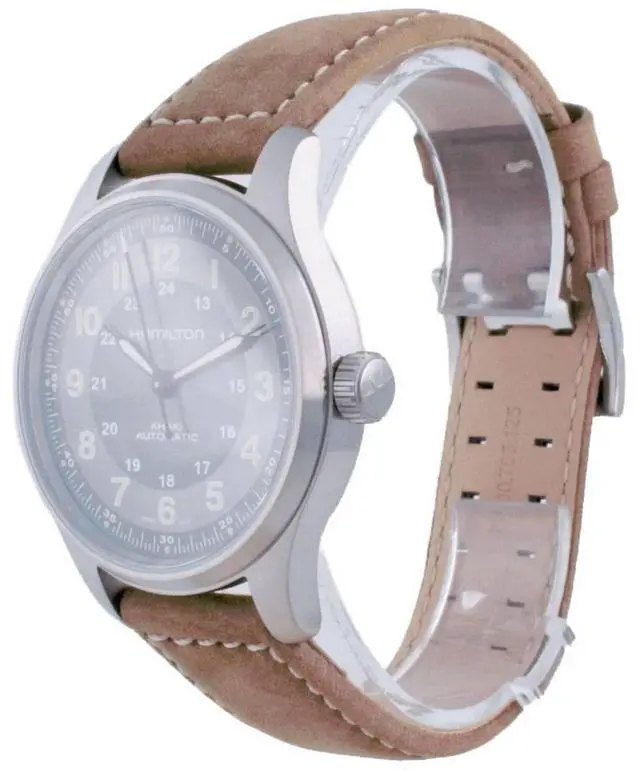 Alt view image 3 of 6 - Hamilton Khaki Field Automatic Titanium Black Dial H70545550 100M Men's Watch