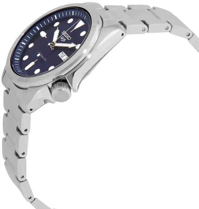 Alt view image 4 of 5 - Seiko 5 Sports Blue Dial Automatic SRPE53 SRPE53K1 SRPE53K 100M Men's Watch