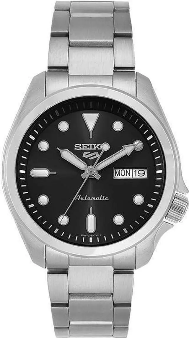 Main image of Seiko 5 Sports Black Dial Automatic SRPE55 SRPE55K1 SRPE55K 100M Men's Watch