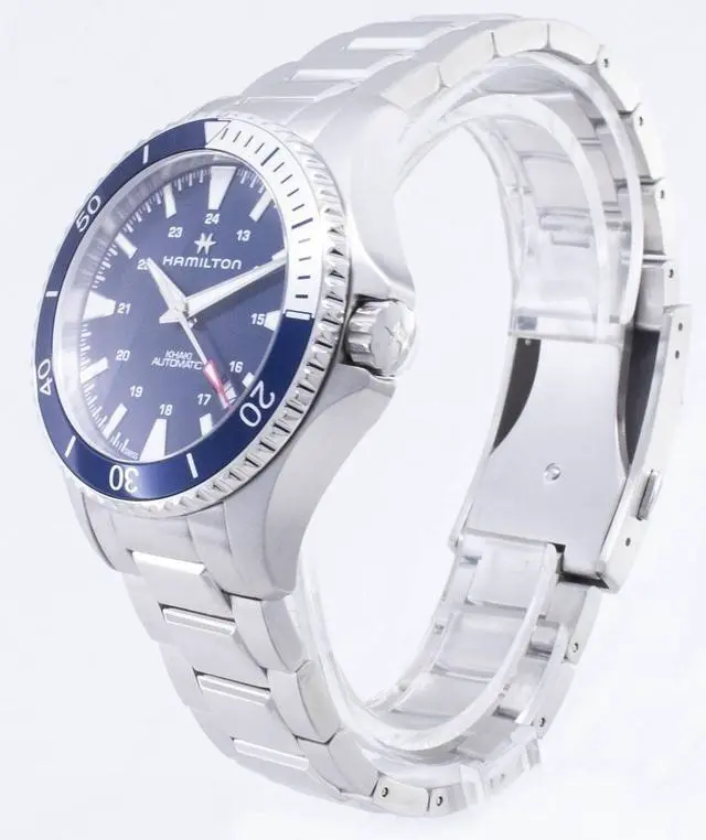 Alt view image 8 of 9 - Hamilton H82345141 Khaki Navy Scuba Auto Men's Watch 40mm Stainless Steel