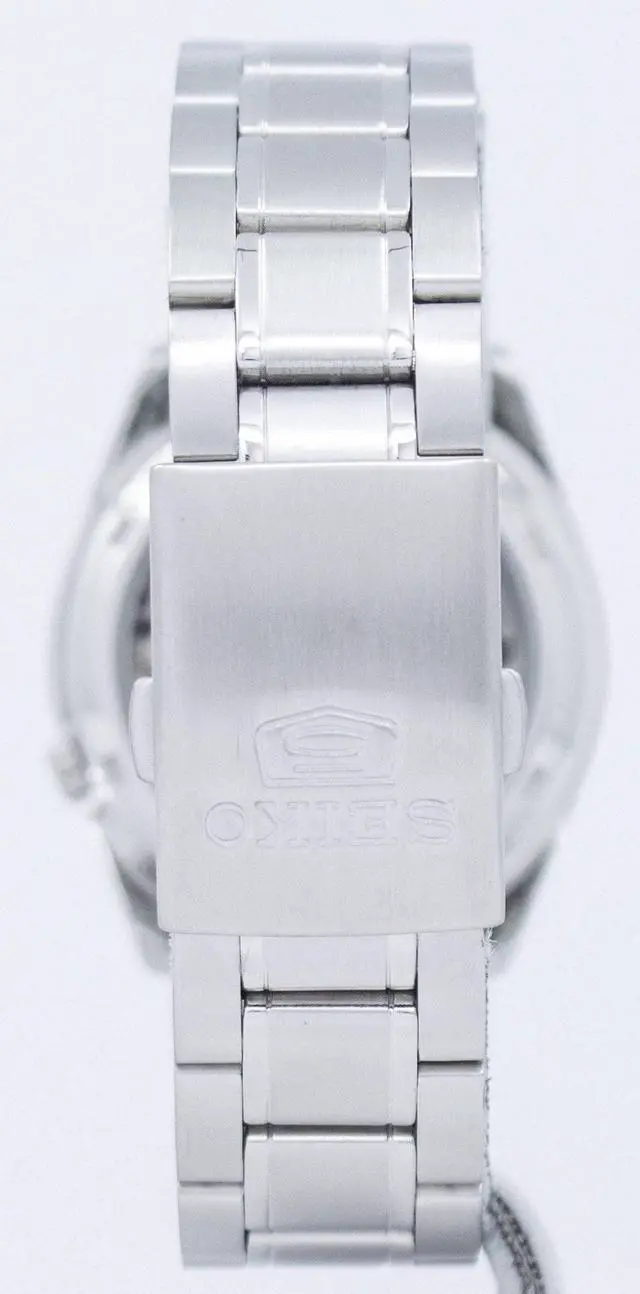 Alt view image 5 of 8 - Seiko 5 #SNKL45K1 Men's Stainless Steel Black Dial Self Winding Automatic Watch