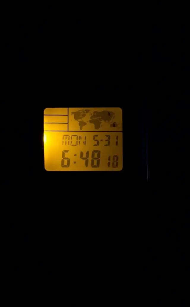 Alt view image 2 of 7 - Casio Alarm World Time Digital A500WA-7DF Men's Watch