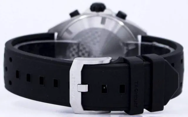 Alt view image 10 of 11 - TAG HEUER MEN'S FORMULA-1 43MM BLACK RUBBER BAND QUARTZ WATCH CAZ1010.FT8024