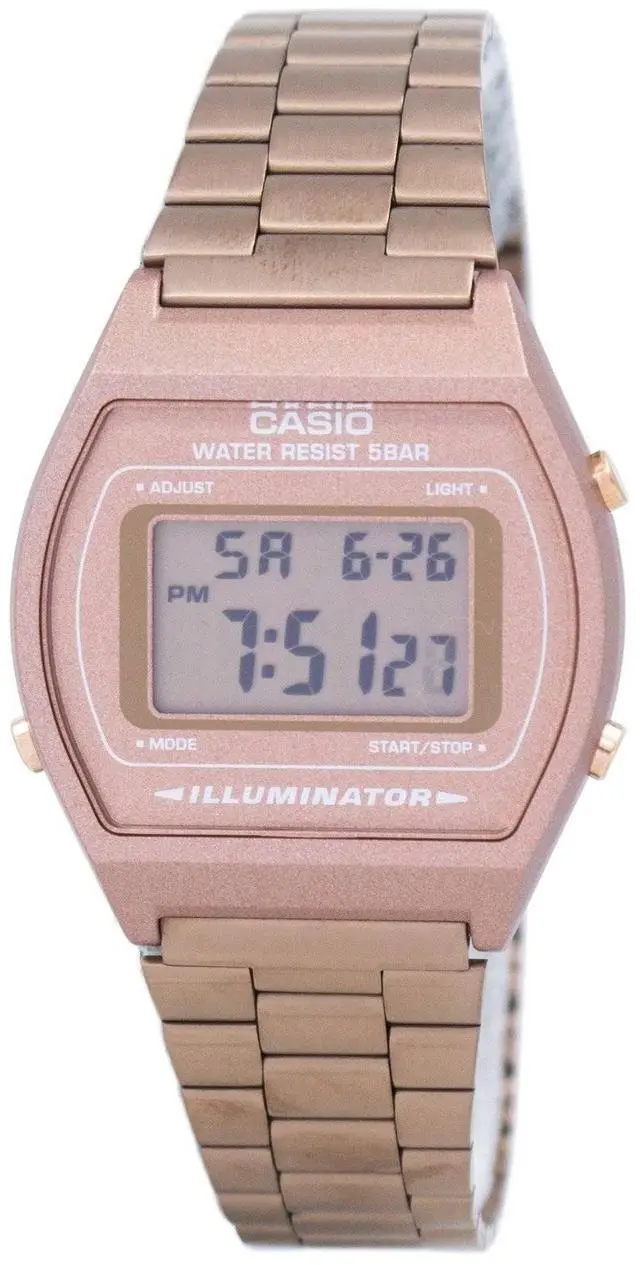Alt view image 5 of 11 - Casio Women's Digital Watch Quartz Mineral Crystal B640WC-5ADF