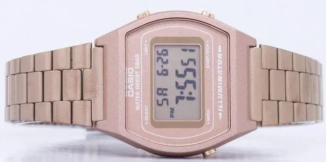 Alt view image 9 of 11 - Casio Women's Digital Watch Quartz Mineral Crystal B640WC-5ADF