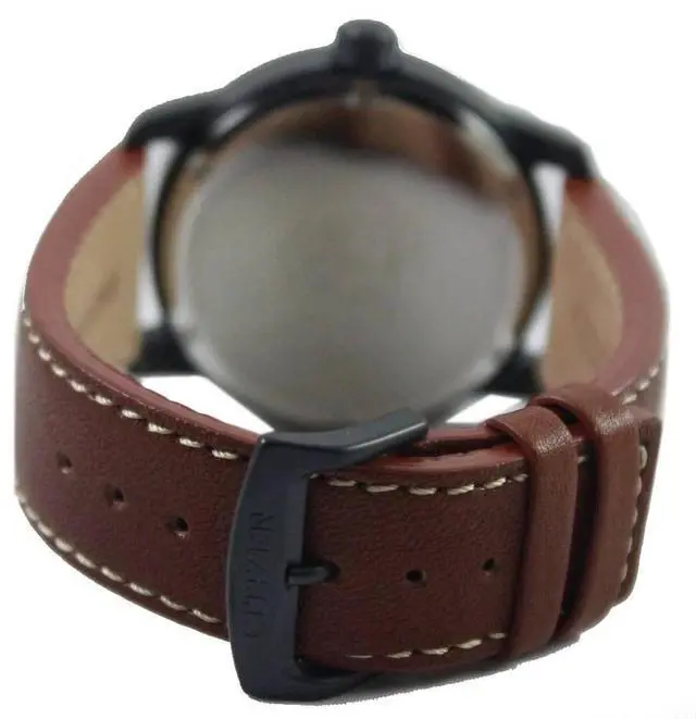 Alt view image 17 of 18 - Citizen Men's BM8475-26E Eco-Drive Sport Brown Leather Watch