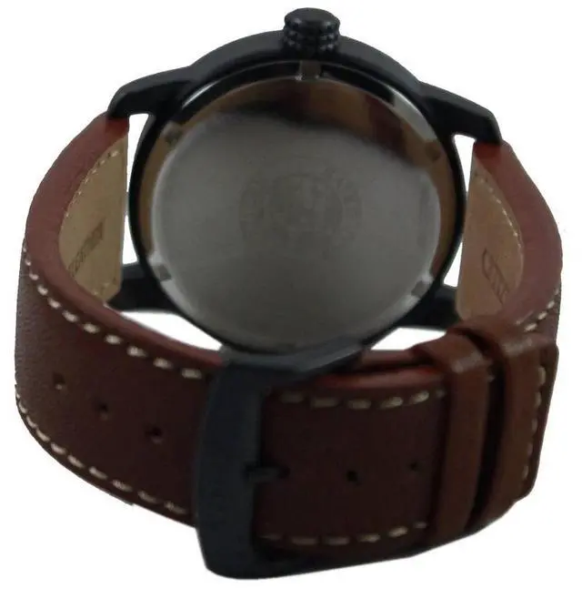 Alt view image 18 of 18 - Citizen Men's BM8475-26E Eco-Drive Sport Brown Leather Watch
