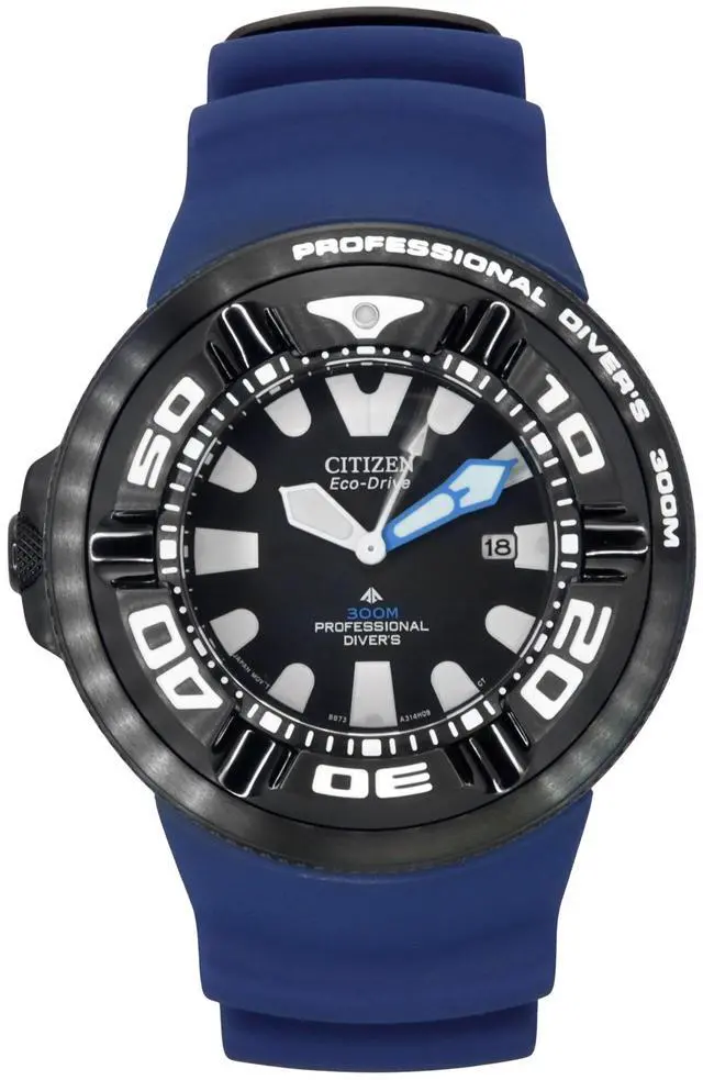 Main image of Citizen Promaster Black Dial Eco-Drive Diver's 300M Men's Watch BJ8055-04E