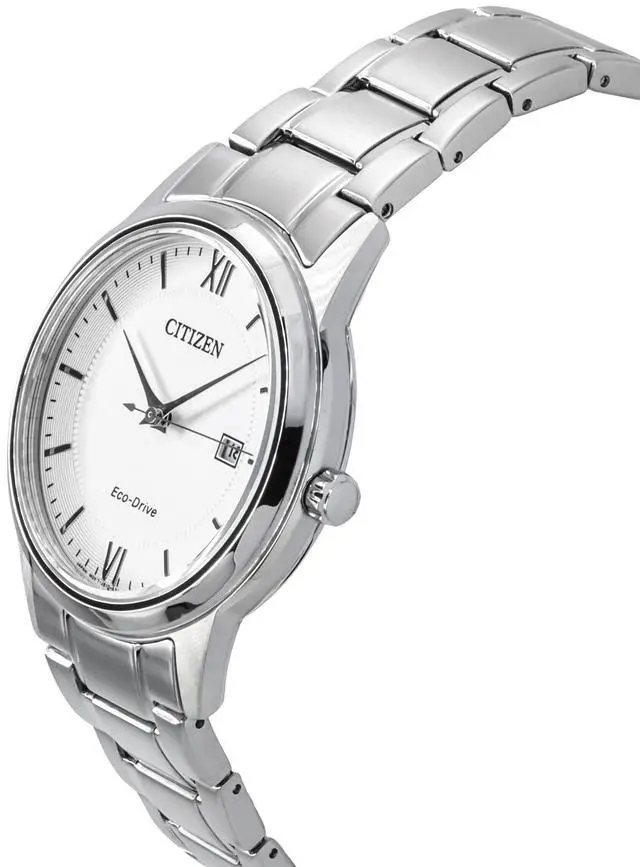 Alt view image 2 of 3 - Citizen Eco-Drive Stainless Steel Silver Dial AW1780-84A Men's Watch