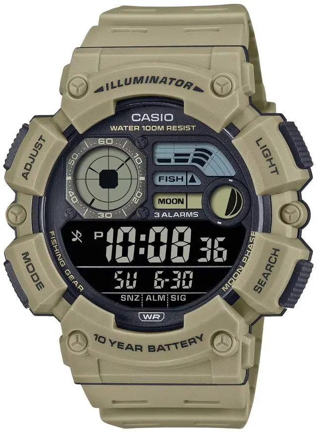Main image of Casio Digital Resin Strap Quartz WS-1500H-5BV 100M Men's Watch