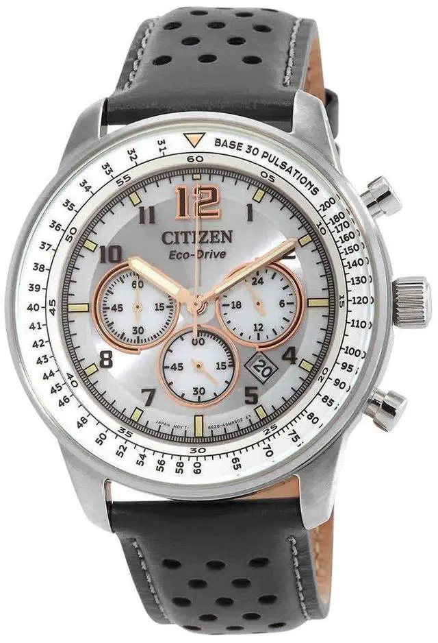 Main image of Citizen Chronograph Grey Dial Eco-Drive 100M Men's Watch CA4500-24H