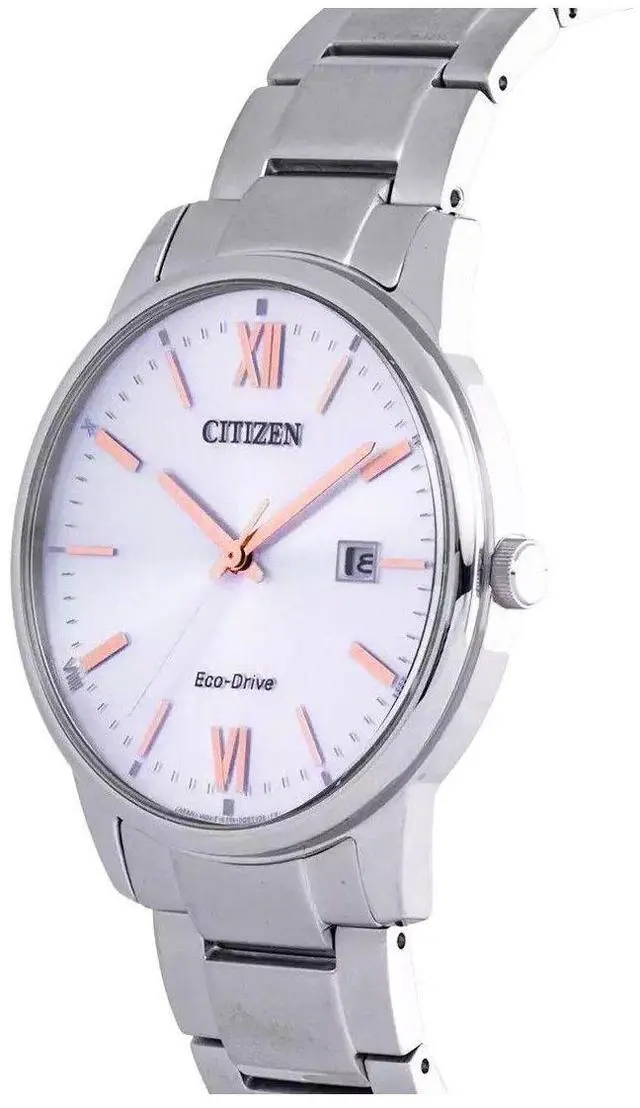 Alt view image 2 of 3 - Citizen Eco-Drive Stainless Steel Silver Dial BM6978-77A Unisex Watch