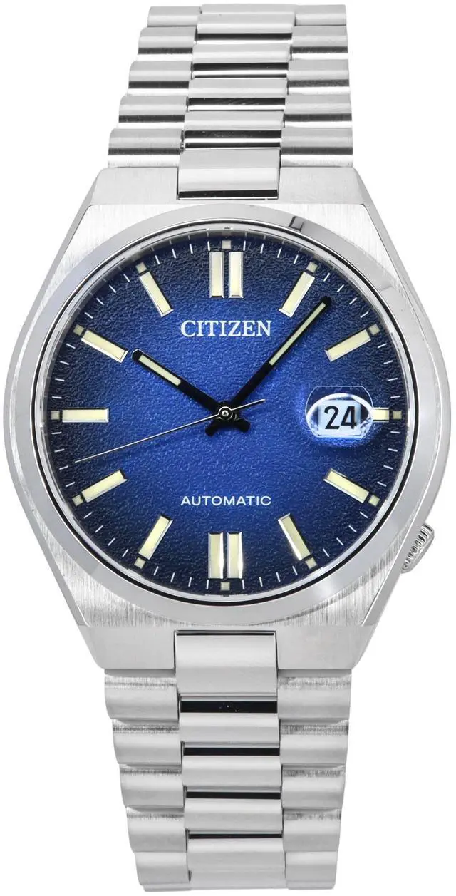 Alt view image 5 of 7 - Citizen Tsuyosa Stainless Steel Blue Dial Automatic NJ0151-88L Men's Watch